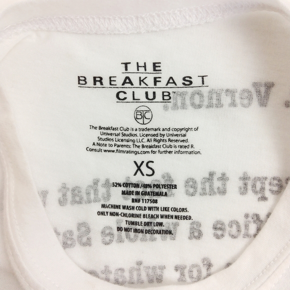 Breakfast Club Graphic Top Size XS - Picture 5 of 5
